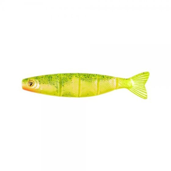Fox Rage-Pro Shad Jointed UV-Lemon Tiger-14cm-Hengelsport De Goeie Vangst