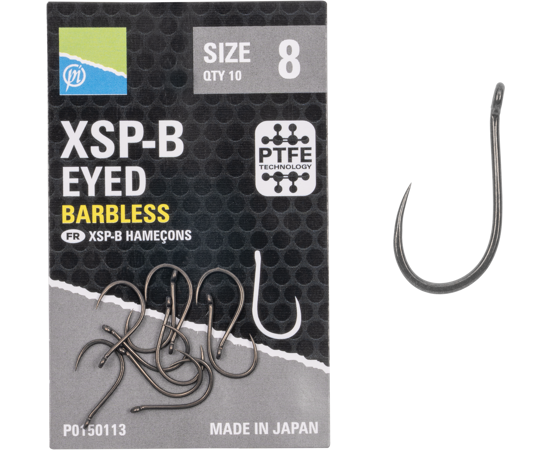XSP-B Eyed Barbless Haken