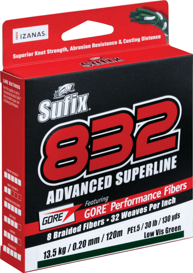 Sufix - 832 Advanced Superline | 250m - Hengelsport De Goeie Vangst