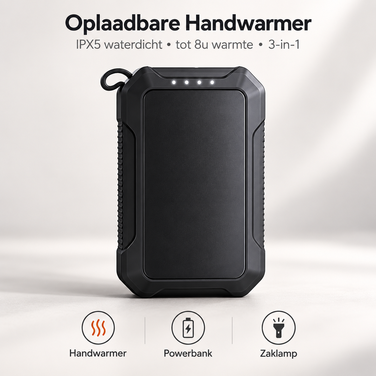Waterdichte Oplaadbare Handwarmer 10000mAh