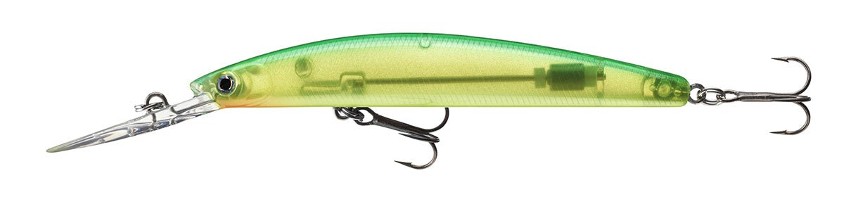 Daiwa-Tournament Double Clutch 95SGP-Lime Chart-9.5cm-Hengelsport De Goeie Vangst