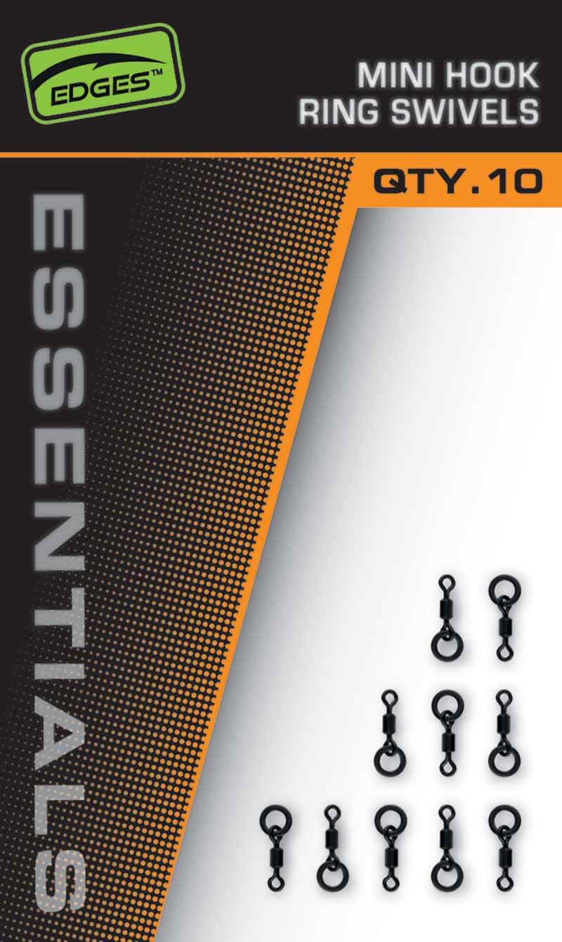 Fox Carp - Edges Essentials Mini Hook Ring Swivels - Hengelsport De Goeie Vangst
