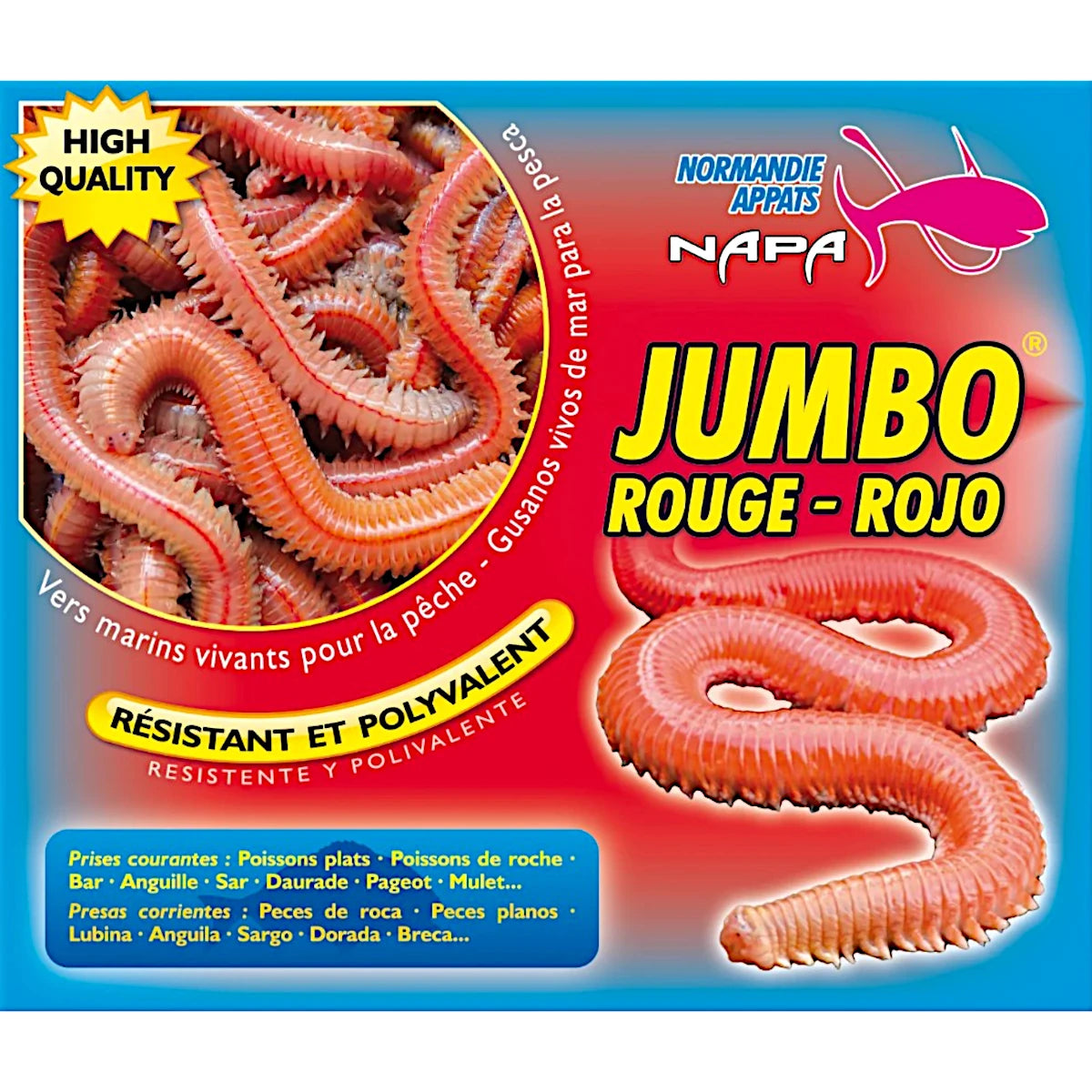 Jumbo Rouge-Rojo Zagers 50g