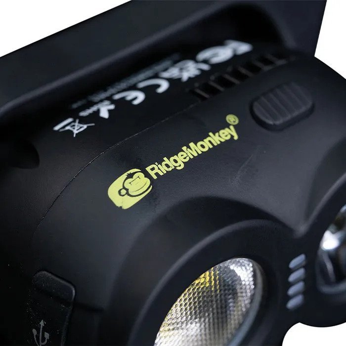 RidgeMonkey-VRH150X USB Rechargeable Headtorch - Hengelsport De Goeie Vangst