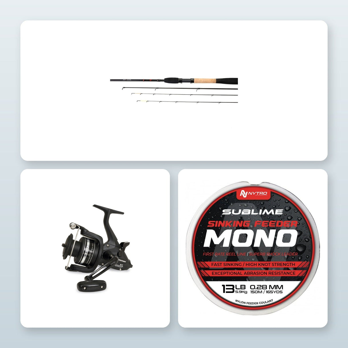 Aryzon Carp Feeder Set met originele productfoto’s