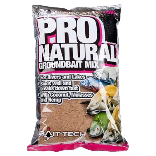 Bait tech-Bait-tech Pro Natural Groundbait Mix | 1.5kg - Hengelsport De Goeie Vangst