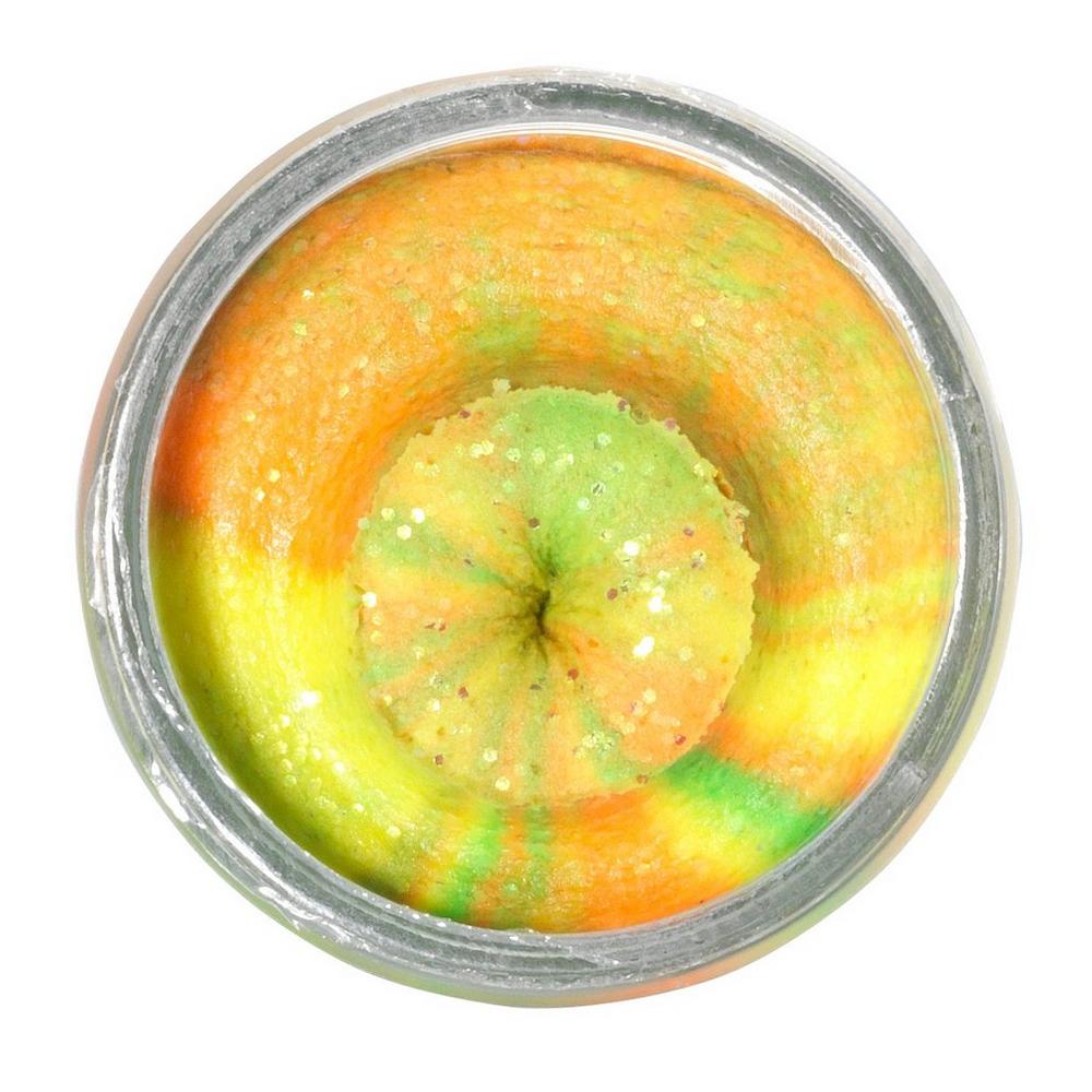 Berkley - Powerbait Natural Glitter Foreldeeg | Garlic Rainbow Glitter - Hengelsport De Goeie Vangst