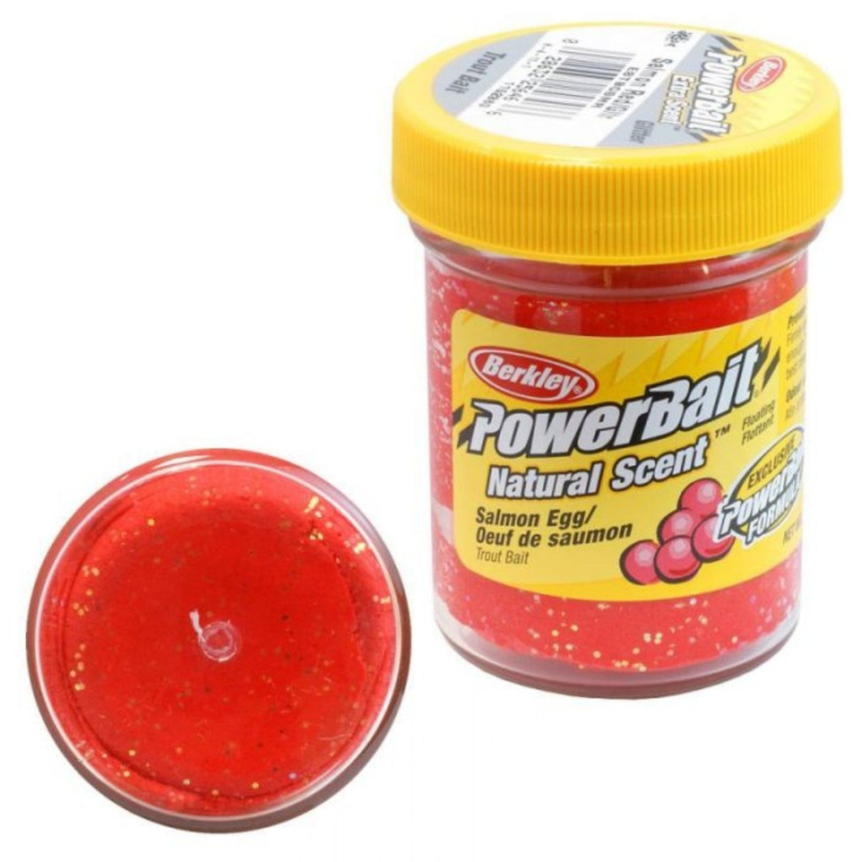 Berkley-Powerbait Natural Scent Salmon Red Glitter-Salmon red/gltr - Hengelsport De Goeie Vangst