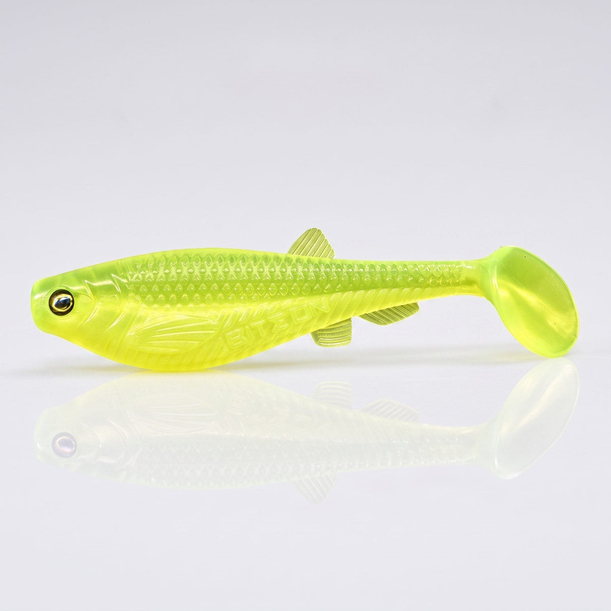 Bite On-Chubby Shad-10cm-Lime Perl-De Goeie Vangst