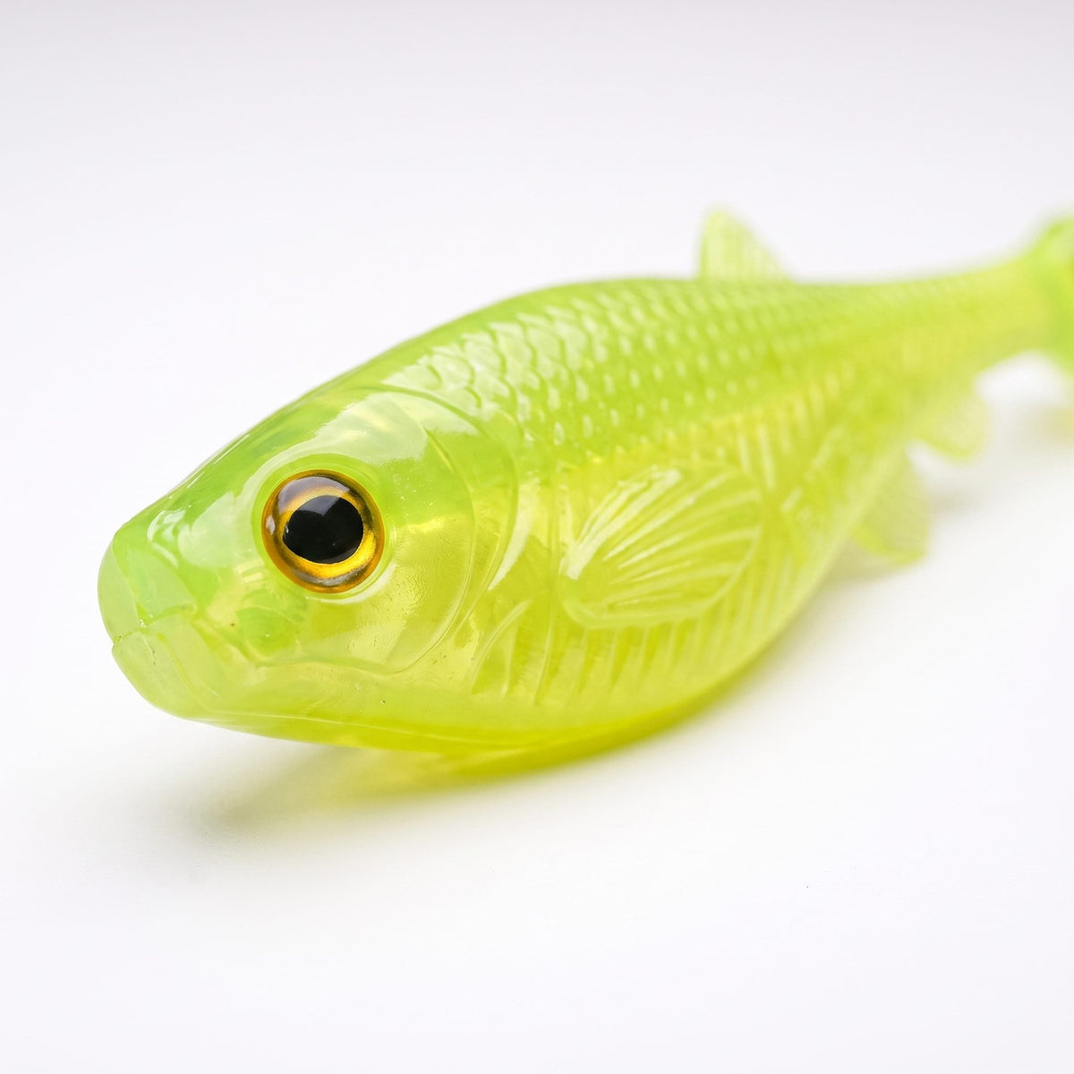 Bite On-Chubby Shad-10cm-Lime Perl-De Goeie Vangst