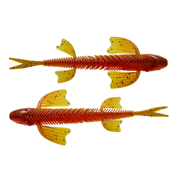 Bite On-Fury Softbait-12cm-Motor Oil Red-Hengelsport De Goeie Vangst