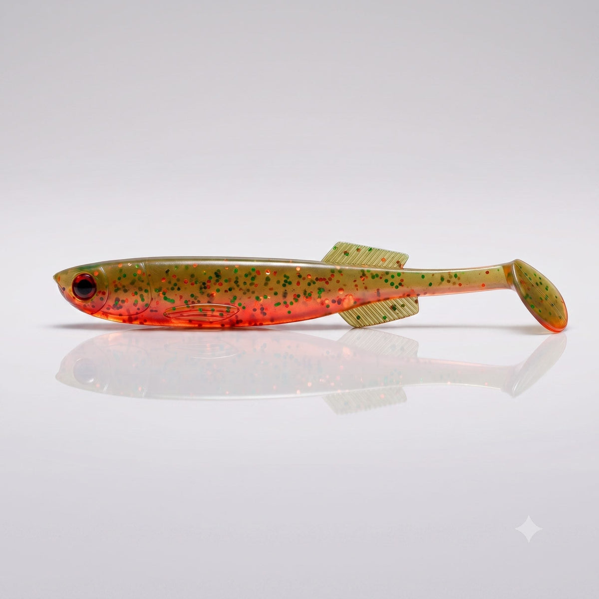 Bite On-Herrin Shad-12cm-Motor Oil Red-De Goeie Vangst