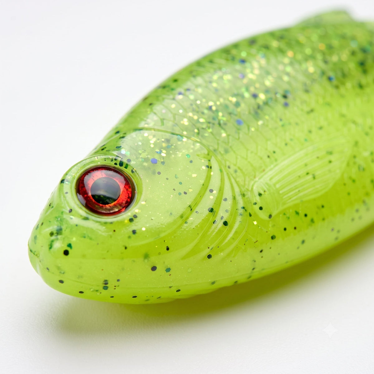 Bite On-Luky Roach Shad-14cm-Green Rose-De Goeie Vangst