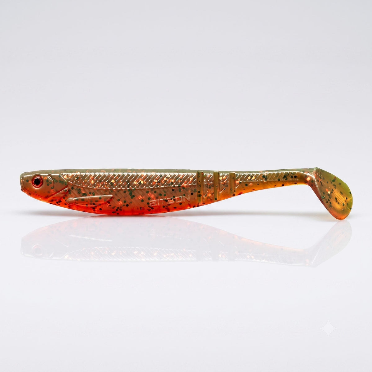 Bite On-Sig Shad-10cm-Motor Oil Red-De Goeie Vangst