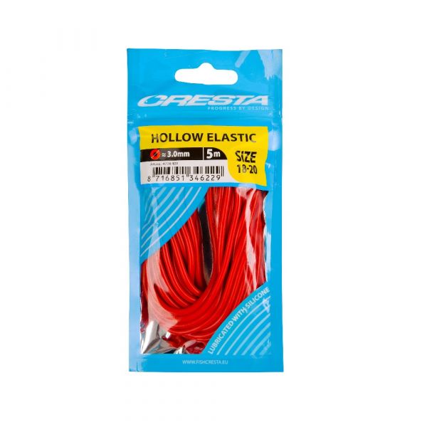 Cresta-Hollow Elastic | 5m-Maat 18-20 (3.0mm) - Hengelsport De Goeie Vangst