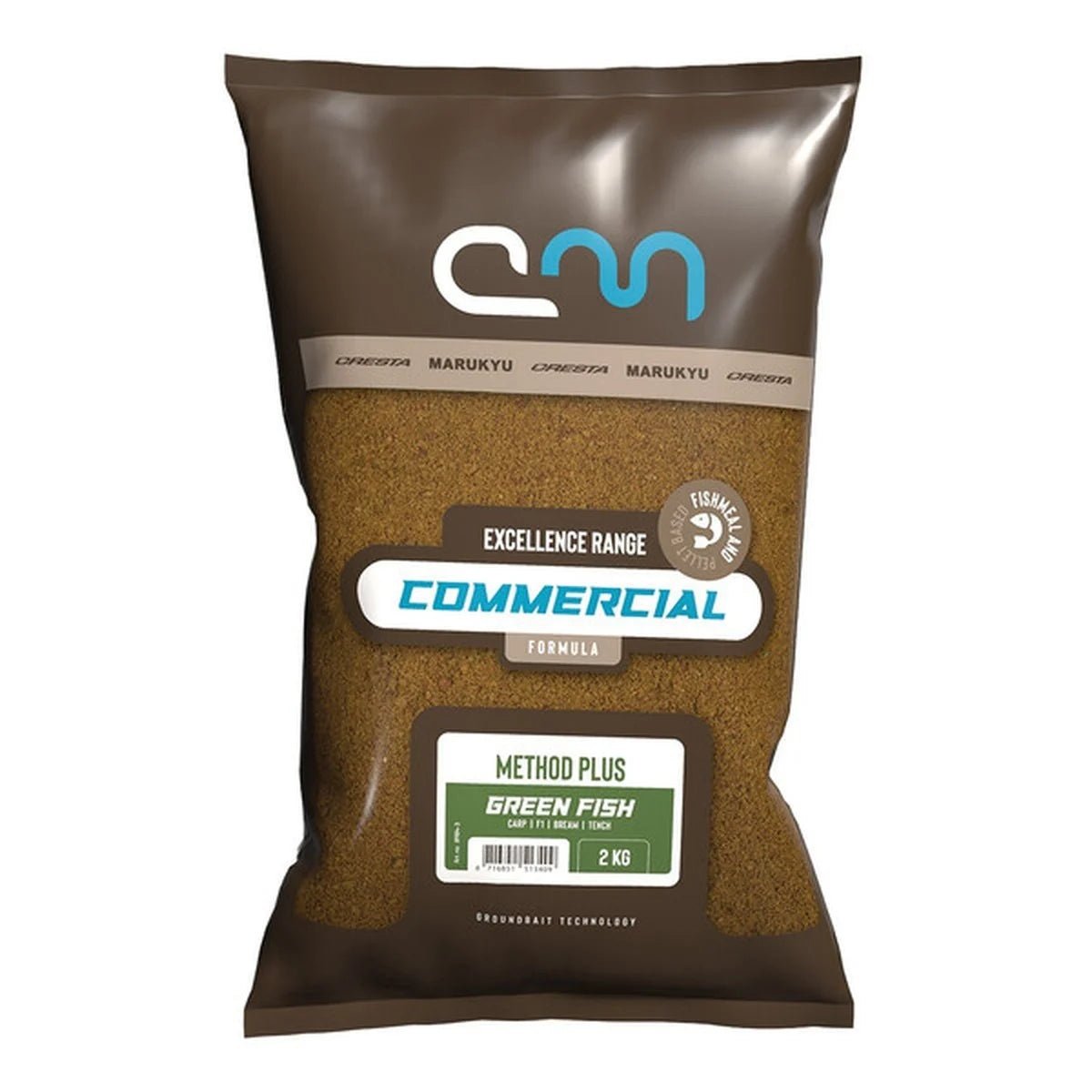 Cresta-Marukyu Method Plus Grondvoer | 2kg-Green Fish - De Goeie Vangst