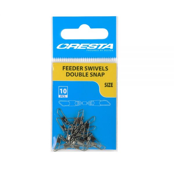 Cresta - Swivels Double Snap - Hengelsport De Goeie Vangst