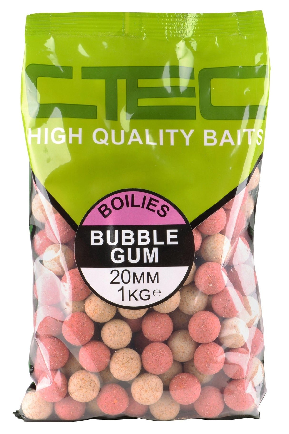 CTEC - Bubble Gum Boilies 20mm 1kg - Hengelsport De Goeie Vangst
