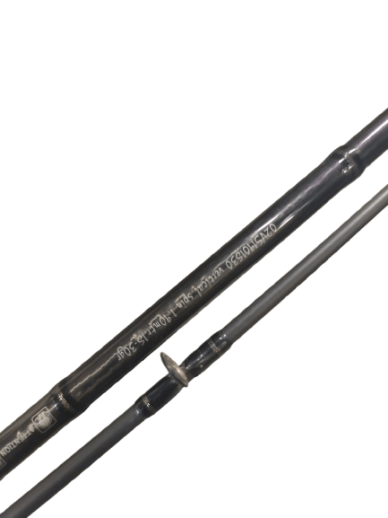 De Goeie Vangst-Tweedehands Bertus Rozemeijer Vertical Hengel met Molen 1.90m 15-30g - De Goeie Vangst