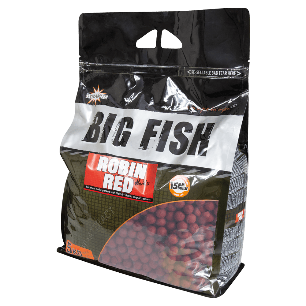 Dynamite Baits - Big Fish Robin Red Boilies | 1kg - - Hengelsport De Goeie Vangst