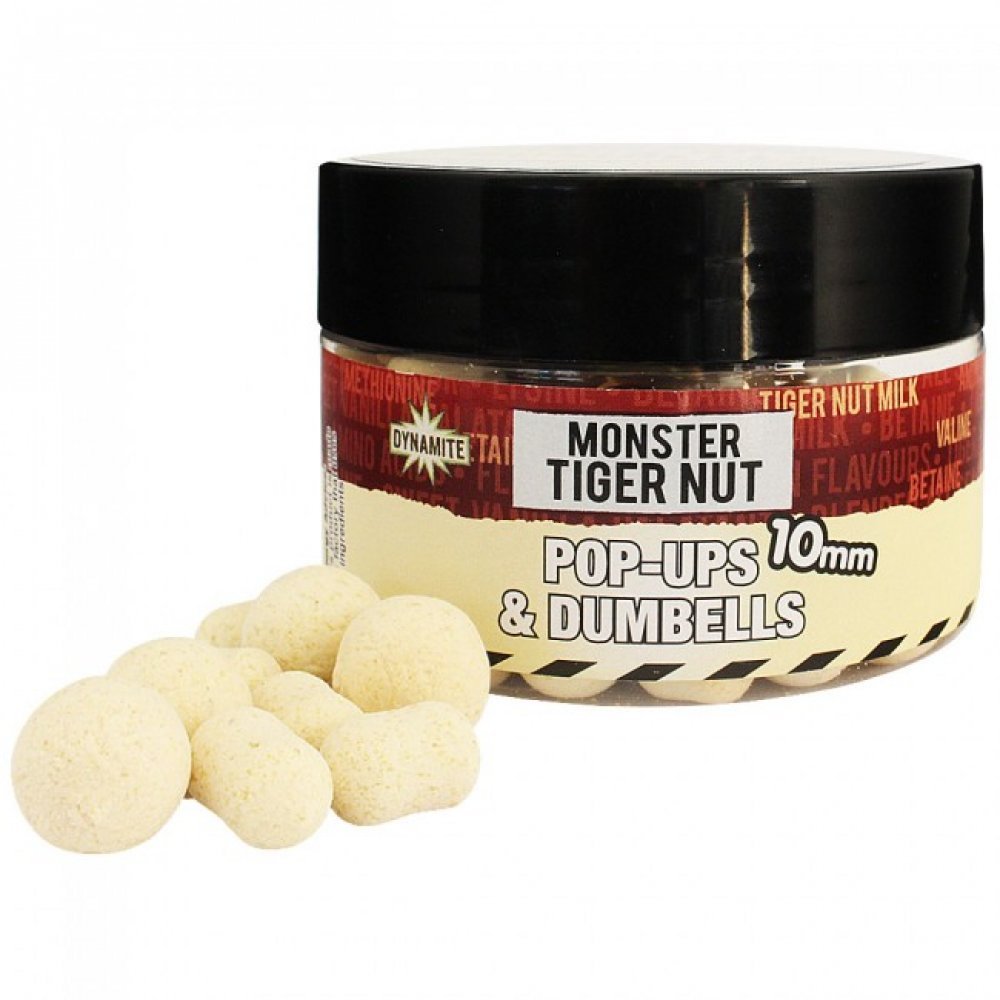 Dynamite Baits-Fluro Pop-ups & Dumbells | Monster Tiger Nut | 10mm-Monster Tiger Nut-10mm-Hengelsport De Goeie Vangst