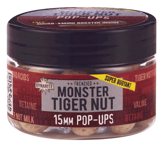 Dynamite Baits-Frenzied Pop-ups Monster Tiger Nut-Monster Tiger Nut-15mm-Hengelsport De Goeie Vangst