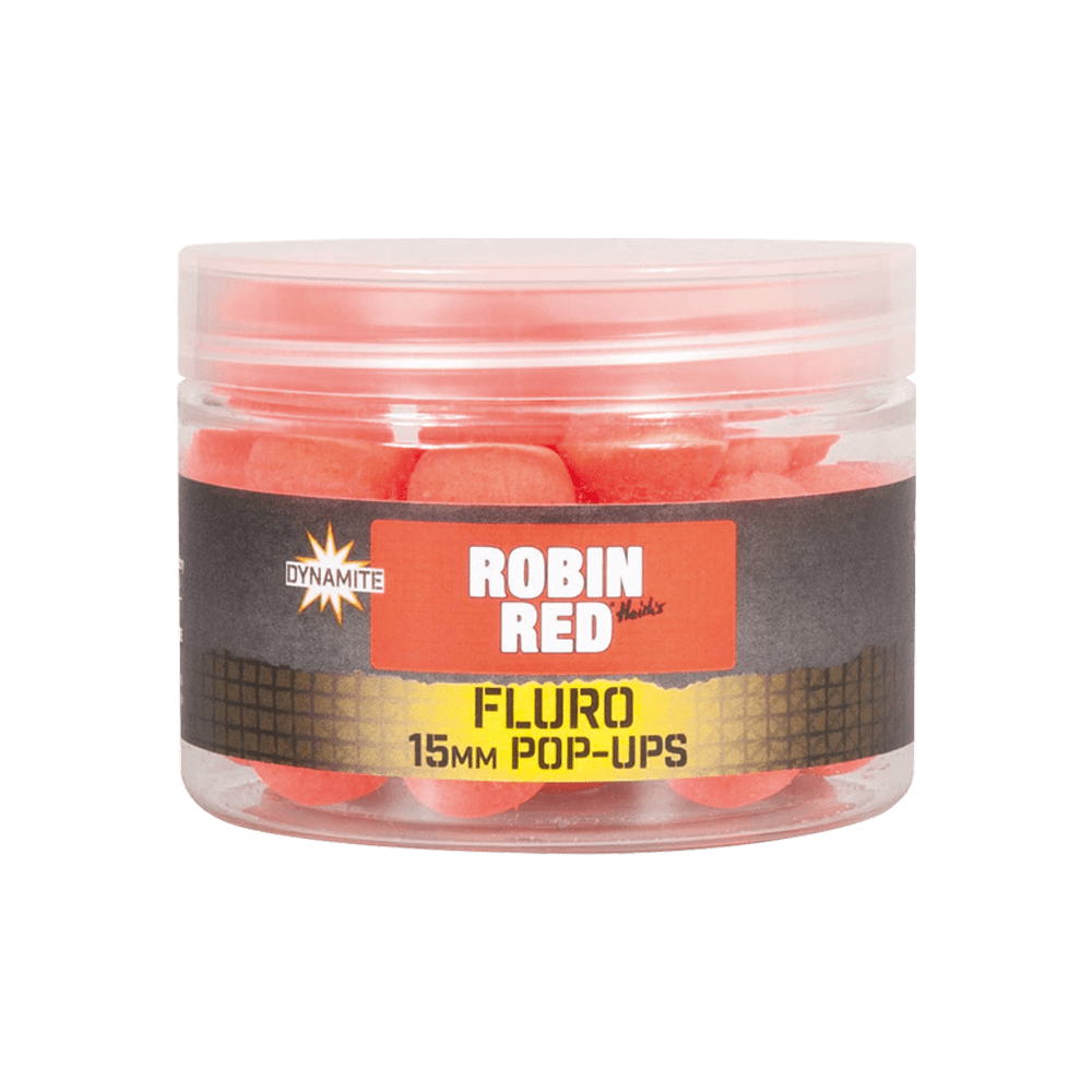 Dynamite Baits - Robin Red Fluro Pop - Ups 15mm - DY1950 - Hengelsport De Goeie Vangst
