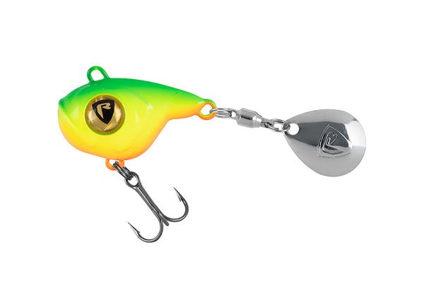 Fox Rage-Big Eye Spin Tail-UV Fire Tiger-8g-Hengelsport De Goeie Vangst