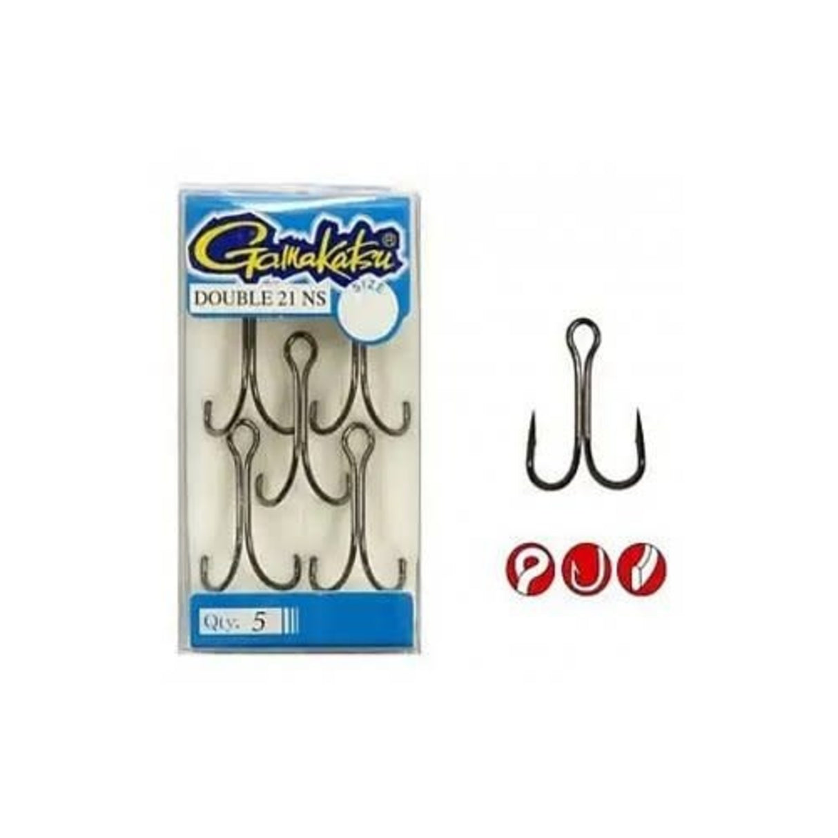 Gamakatsu - Double 21 Ns (5 Pcs) - Hengelsport De Goeie Vangst