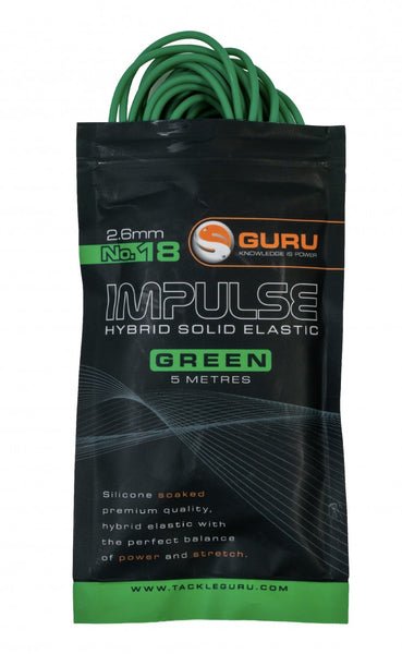 Guru-Hybrid Elastic | 5m-2.6mm - Dark Green - De Goeie Vangst