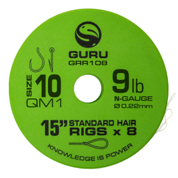 Guru - QM1 15" Standard Hair Rigs - Hengelsport De Goeie Vangst
