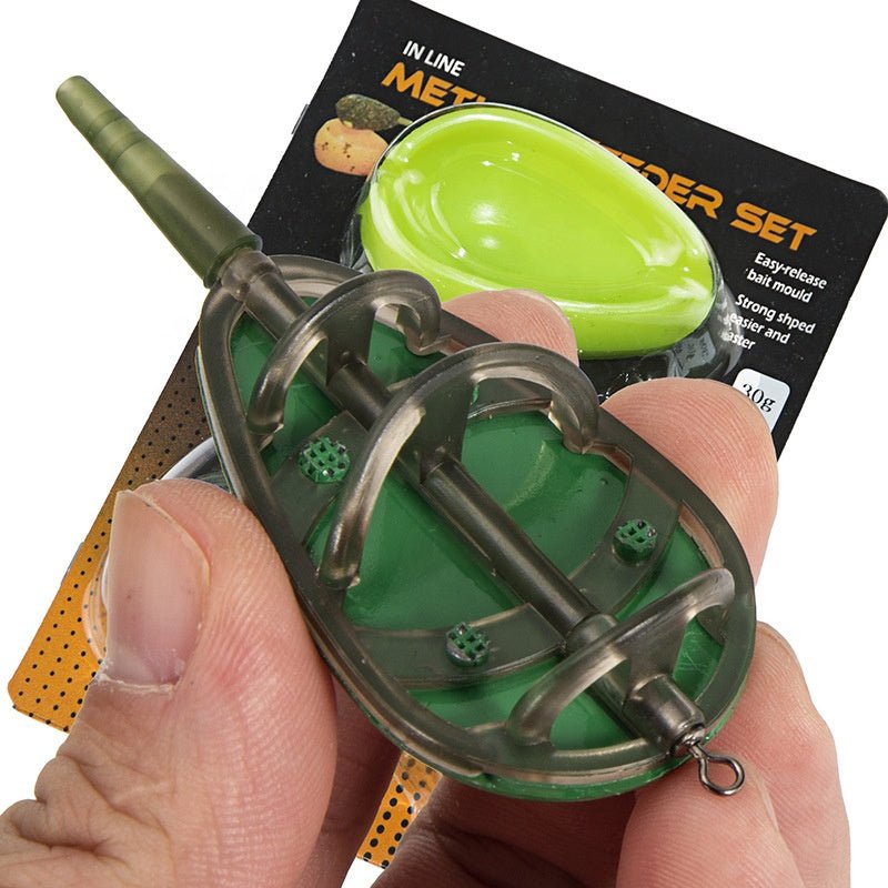 Hengelsport De Goeie Vangst - Inline Method Feeder Set – 3x20g (incl. mal) - - Hengelsport De Goeie Vangst