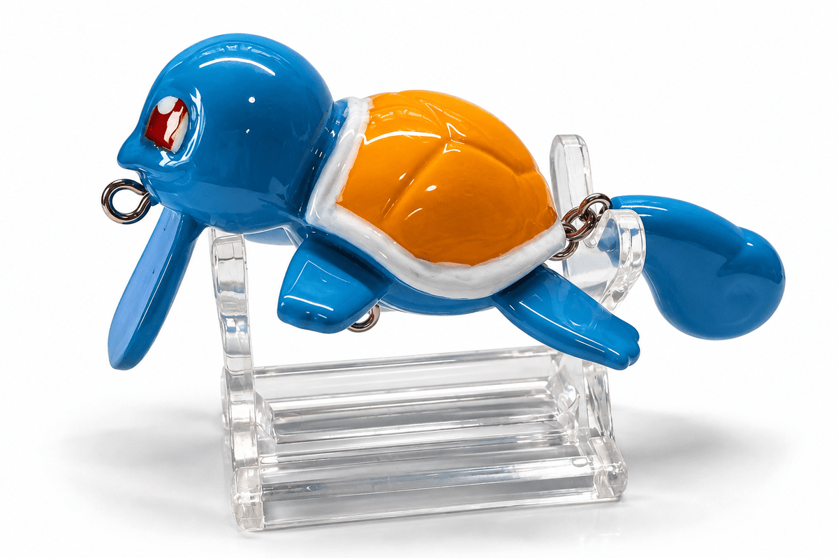 Lure Lunatic-Aqua Shell Turtle – Squirtle Lure | 9cm | 16.5g - De Goeie Vangst