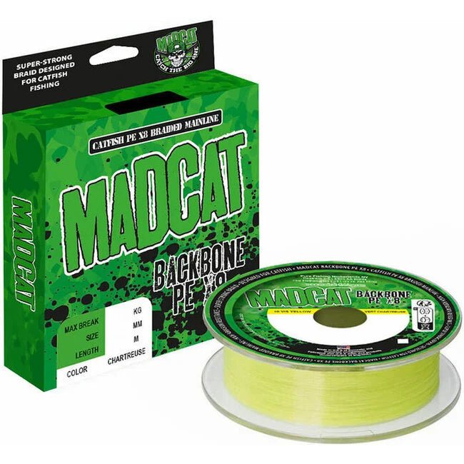 Madcat - Backbone PE X8 Gevlochten Lijn | 300m - Hengelsport De Goeie Vangst