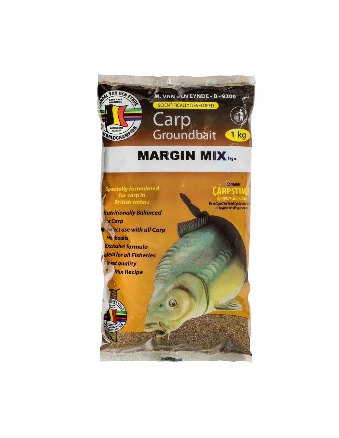 Marcel Van Den Eynde - Lokaas Margin Mix 1kg - Hengelsport De Goeie Vangst