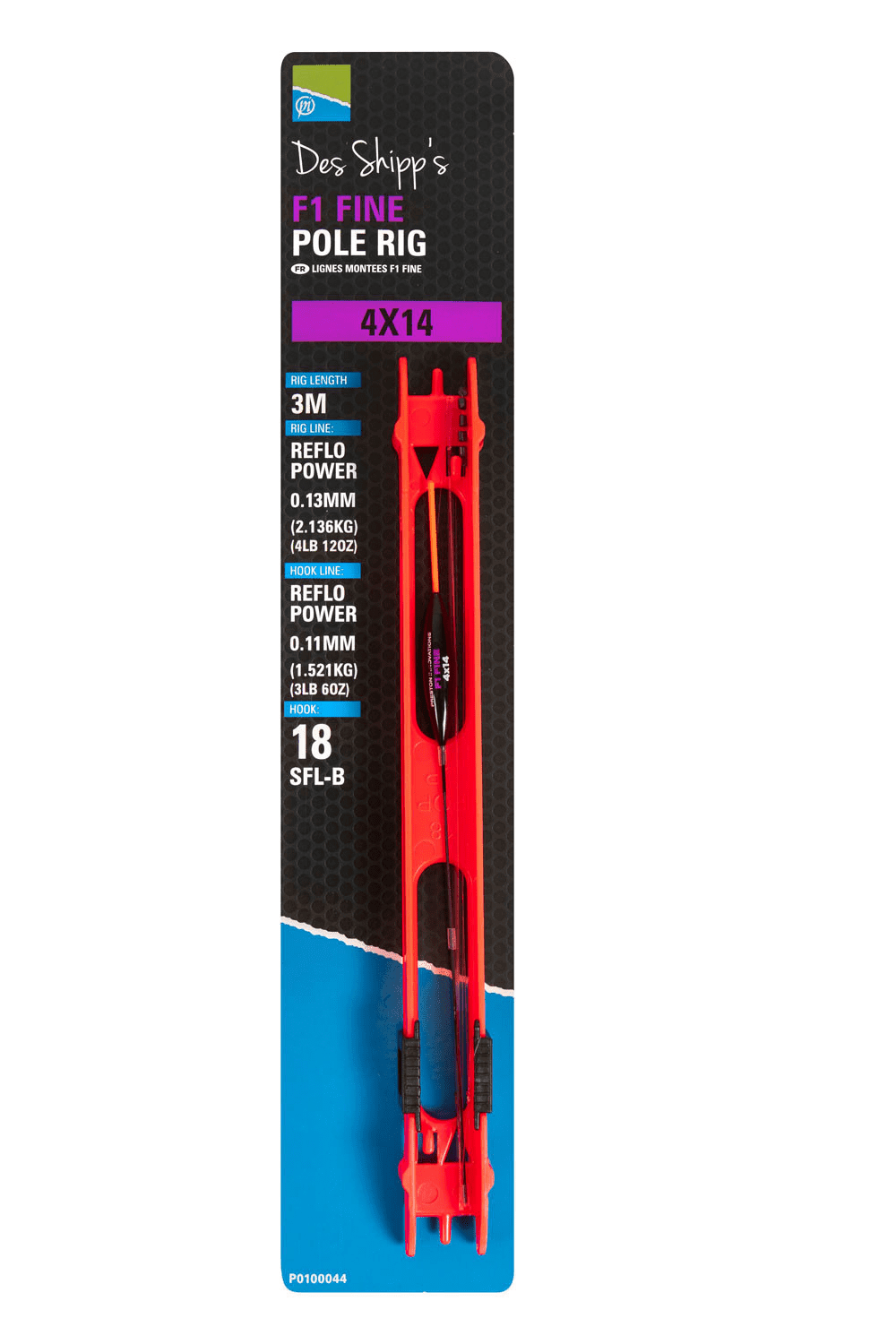Preston-F1 Fine Pole Rigs-4x10 - Hengelsport De Goeie Vangst