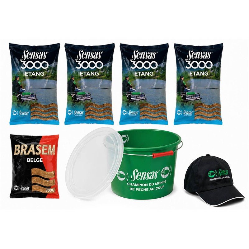 Sensas - Promo Voerpakket 3000 Vijver - 73723 - Hengelsport De Goeie Vangst