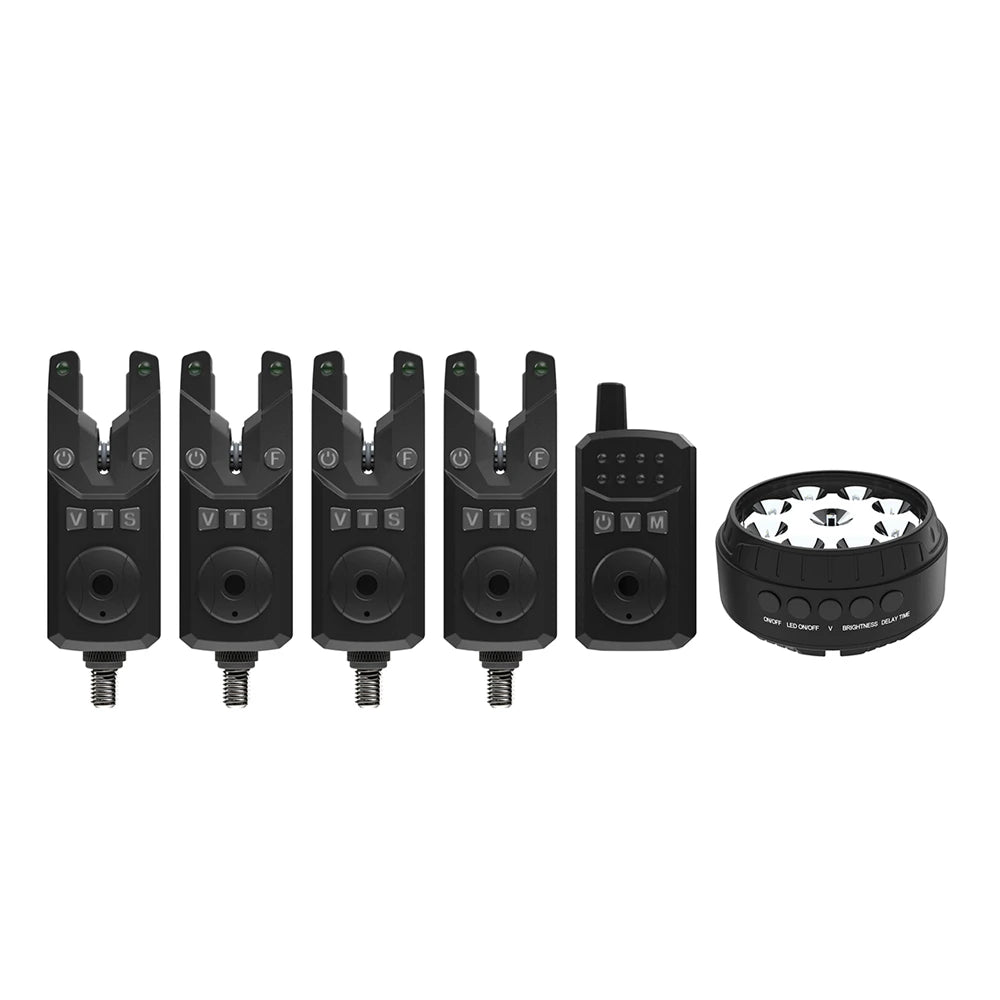 Sonik - SKS2 Alarm Set 4+1 Bivvy Lamp - Hengelsport De Goeie Vangst