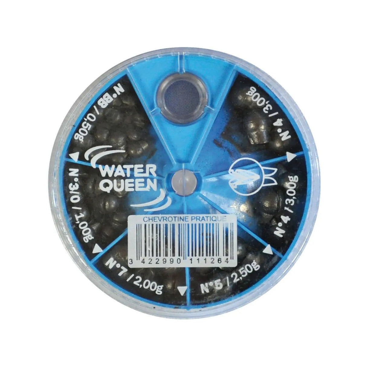 Water Queen - Chevrotine Praktische Looddoos 6 - vaks - 123000211 - Hengelsport De Goeie Vangst