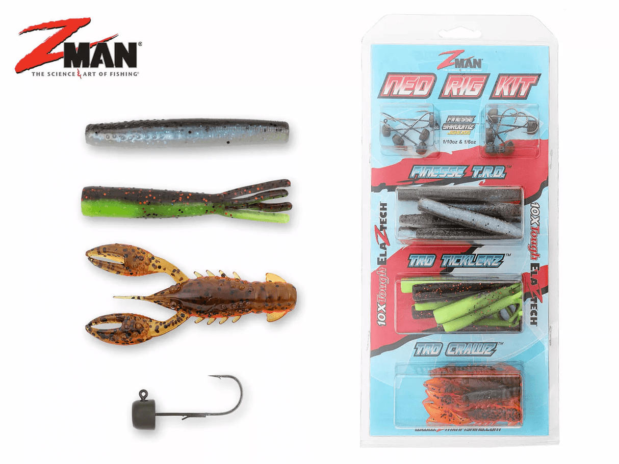 Z - Man - Ned Rig Kit Hot Colors - Hengelsport De Goeie Vangst