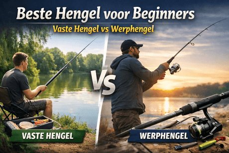 Beste hengel voor beginners: vaste hengel vs werphengel - De Goeie Vangst