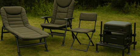 Visstoel, bedchair of zitkist kiezen: comfortabel vissen zonder rugpijn - Hengelsport De Goeie Vangst