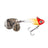 Berkley-Pulse Spintail-Red Head-14g-Hengelsport De Goeie Vangst