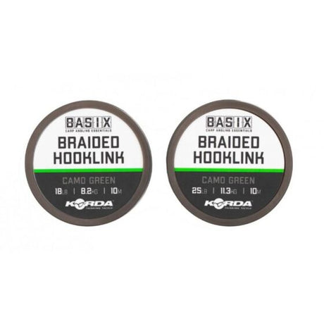 Korda - BASIX Braided Hooklink | 10m - Hengelsport De Goeie Vangst