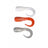 Savage Gear-3D Hard Eel Short Tails-Orange/Silver/White-17cm-Hengelsport De Goeie Vangst