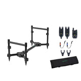 Sonik HEROX Rod Pod Kit met Beetmelders - 2 hengels