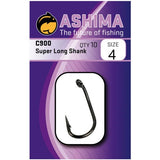 Ashima-C900 Super Long Shank Haak-4 - Hengelsport De Goeie Vangst