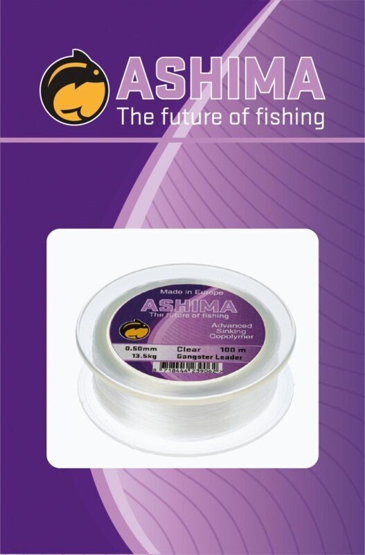 Ashima-Clear Gangster Leader | 100m-Clear-0.50mm-Hengelsport De Goeie Vangst