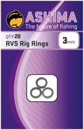 Ashima-Rvs Rig Rings-mat zwart-3mm-Hengelsport De Goeie Vangst