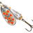 Bluefox-Vibrax Hot Pepper Spinner-Silver / Yellow / Red-2-Hengelsport De Goeie Vangst